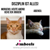 Lustiges Katzenmeme zum Joggen – Lach mit!