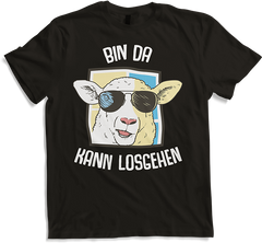 Produktbild von T-Shirt Bin da kann losgehen Schaf Lustiger Cooler Party Spruch