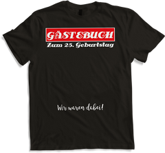 25. Geburtstag Party Herren Gästebuch Geburtstagsgeschenk