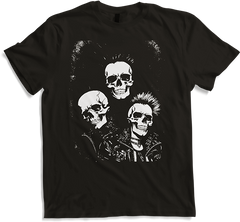 Anarchy Fan Totenkopf mit Mohawk Crazy Antisocial Punk