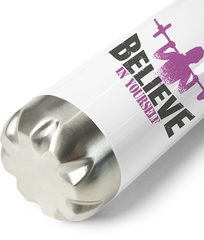 Produktbild vom Boden der Thermoflasche Believe in yourself Girl Squat Women Workout Gewichtheben