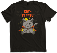 Produktbild von T-Shirt Catferatu | Lustiges kleines Vampir-Katzenmonster | Katzen für Kinder