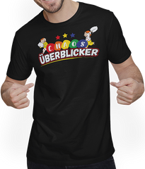 Produktbild von T-Shirt mit Mann Chaos Überblicker Tagesvater Tagesmutter Pädagoge Erzieherin