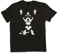 Produktbild von T-Shirt Chihuahua mit E-Gitarre Musiker Lustiger Gitarrist