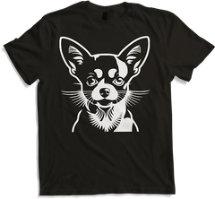 Produktbild von T-Shirt Chihuahua mit E-Gitarre Musiker Lustiger Gitarrist