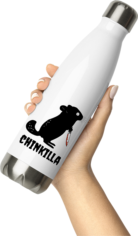 Produktbild von Thermosflasche von Hand gehalten Chinkilla Sarcastic Ironic Chinchillas Saying Chinchilla
