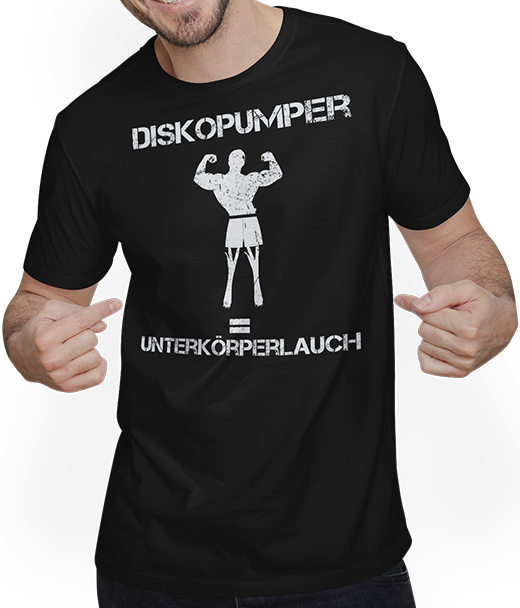 Produktbild von T-Shirt mit Mann Cooler Spruch | Für Kraftsportler und Bodybuilder | Lauch