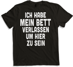 Produktbild von T-Shirt Cooles T-Shirt über Schlafen & Bett | lustiger Spruch