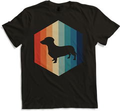 Produktbild von T-Shirt Dackel | Vintage Hexagon | Für Dachshundbesitzer