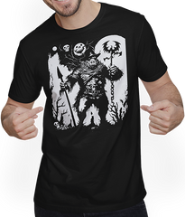 Produktbild von T-Shirt mit Mann Dark Art Okult Gothic Batcave Girl Post Punk Batcaver