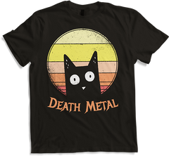 Produktbild von T-Shirt Death Metal Spruch Horror Katze Metalhead Heavy Metal