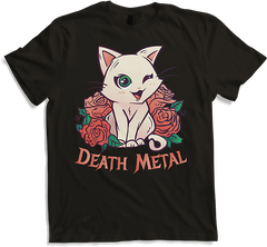 Produktbild von T-Shirt Death Metal Spruch Süße Katze Metalhead Heavy Metal