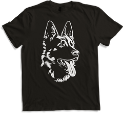 Produktbild von T-Shirt Deutscher Schäferhund Rasse Silhouette Sherpherds
