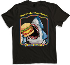 Produktbild von T-Shirt Diät läuft Sarkastischer Lustiger Burger Spruch Hai Hunger