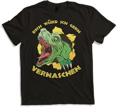 Produktbild von T-Shirt Dich würd ich gern vernaschen T-Rex Freche Anmachsprüche