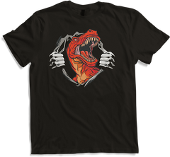 Produktbild von T-Shirt Dinosaurier Tyrannosaurus Rex Roar Horror Breast T-Rex