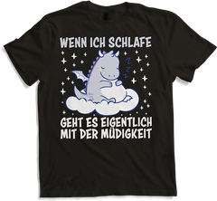 Produktbild von T-Shirt Drachen Kawaii Drache Sarkastische Schlaf Sprüche Müde
