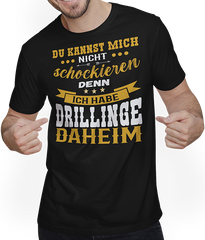 Produktbild von T-Shirt mit Mann Drillinge & Väter Sprüche Dad Papa Vatertag Vater Spruch