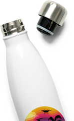 Produktbild vom Oberteil der Thermoflasche Drohnen Piloten T-Shirt | Quadrocopter Sonnenuntergang