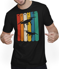 Produktbild von T-Shirt mit Mann Drohnen & Quadrocopter Spruch für Drohne Piloten Vintage