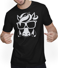 Produktbild von T-Shirt mit Mann Einhörner Anime Einhorn Manga Märchen Sonnenbrille