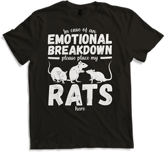 Produktbild von T-Shirt Emotional Breakdown Pet Rat | Lustiger Rattenspruch | Frau Mädchen