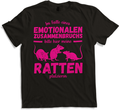 Produktbild von T-Shirt Emotionalem Zusammenbruchs Ratte | Lustiger Ratten Spruch