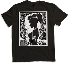 Produktbild von T-Shirt Fantasy Post Punk keltische Tribal Kunst Batcave Girl Gothic