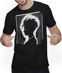 Produktbild von T-Shirt mit Mann Fantasy Post Punk keltischer Tribal Batcave Mohawk Girl Gothic