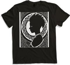 Produktbild von T-Shirt Fantasy Post Punk keltischer Tribal Batcave Mohawk Girl Gothic