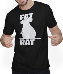 Produktbild von T-Shirt mit Mann Fat Rat Funny Rat Spruch Big Fancy Rats Pet Rat