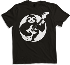 Produktbild von T-Shirt Faultier mit E-Gitarre Musiker Lustiger Gitarrist