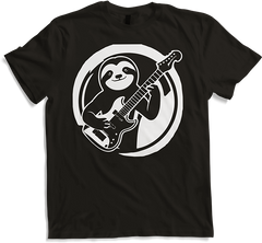 Produktbild von T-Shirt Faultier mit E-Gitarre Musiker Lustiger Gitarrist