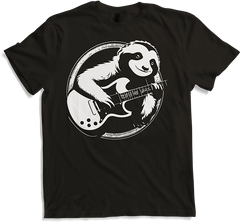 Produktbild von T-Shirt Faultier mit E-Gitarre Musiker Lustiger Gitarrist