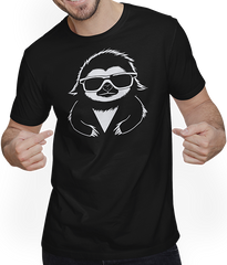 Produktbild von T-Shirt mit Mann Faultiere Anime Faultier Manga Faultier Sonnenbrille