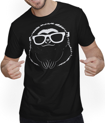 Produktbild von T-Shirt mit Mann Faultiere Anime Faultier Manga Faultier Sonnenbrille