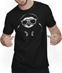 Produktbild von T-Shirt mit Mann Faultiere Anime Faultier Manga Faultier Sonnenbrille