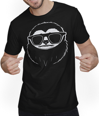 Produktbild von T-Shirt mit Mann Faultiere Anime Faultier Manga Faultier Sonnenbrille