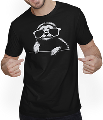 Produktbild von T-Shirt mit Mann Faultiere Anime Faultier Manga Faultier Sonnenbrille