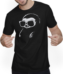 Produktbild von T-Shirt mit Mann Faultiere Anime Faultier Manga Faultier Sonnenbrille