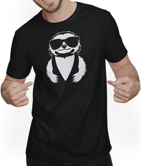 Produktbild von T-Shirt mit Mann Faultiere Anime Faultier Manga Faultier Sonnenbrille