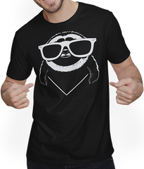 Produktbild von T-Shirt mit Mann Faultiere Anime Faultier Manga Faultier Sonnenbrille