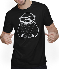 Produktbild von T-Shirt mit Mann Faultiere Anime Faultier Manga Faultier Sonnenbrille