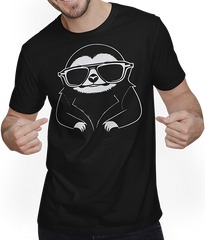 Produktbild von T-Shirt mit Mann Faultiere Anime Faultier Manga Faultier Sonnenbrille