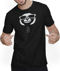 Produktbild von T-Shirt mit Mann Faultiere Anime Faultier Manga Faultier Sonnenbrille