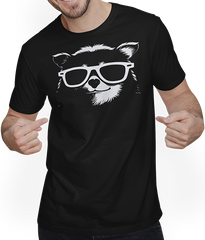 Produktbild von T-Shirt mit Mann Faultiere Anime Faultier Manga Faultier Sonnenbrille