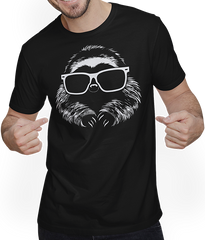 Produktbild von T-Shirt mit Mann Faultiere Anime Faultier Manga Faultier Sonnenbrille