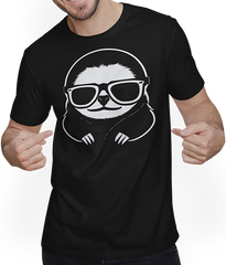 Produktbild von T-Shirt mit Mann Faultiere Anime Faultier Manga Faultier Sonnenbrille