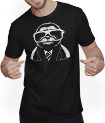Produktbild von T-Shirt mit Mann Faultiere Anime Faultier Manga Faultier Sonnenbrille