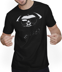 Produktbild von T-Shirt mit Mann Faultiere Anime Faultier Manga Faultier Sonnenbrille